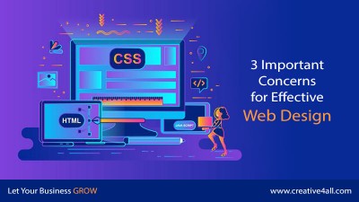3 Important Concerns for Effective Web Design